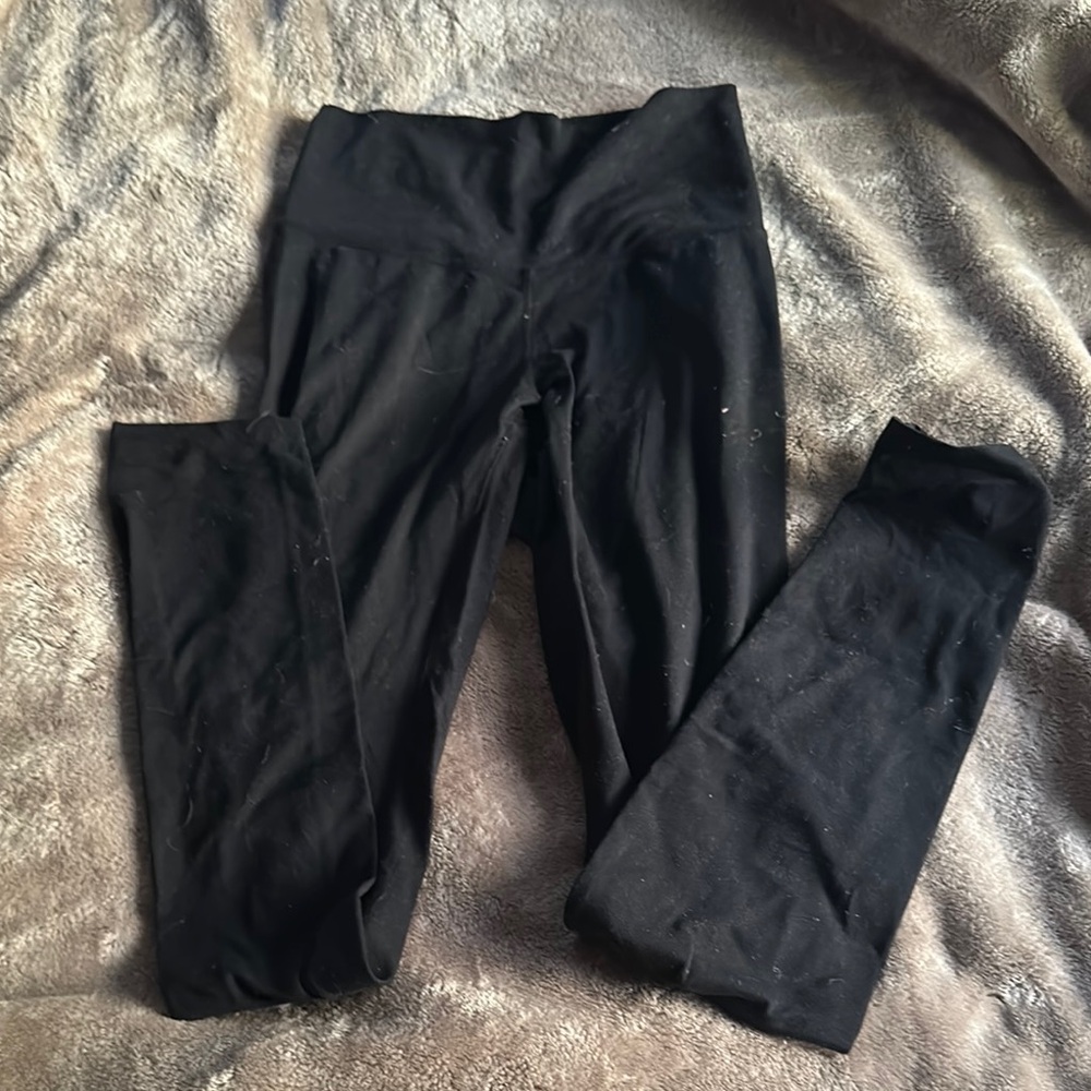 TONED BY ASHY BINES Chic Black High-Rise Leggings